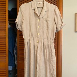 Brooks Brothers Irish Linen shirt dress